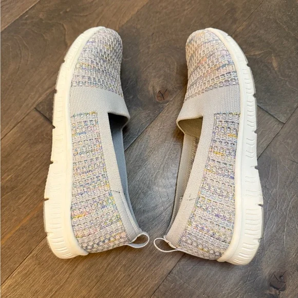 Skechers Women's Wilshire Blvd Hands Free Slip-On Gray Size 7.5 - Picture 6 of 10